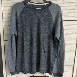 rag & bone Two-Tone Gray Long Sleeve Shirt